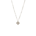 VAN CLEEF & ARPELS SWEET ALHAMBRA PENDANT WHITE GOLD DIAMONDS