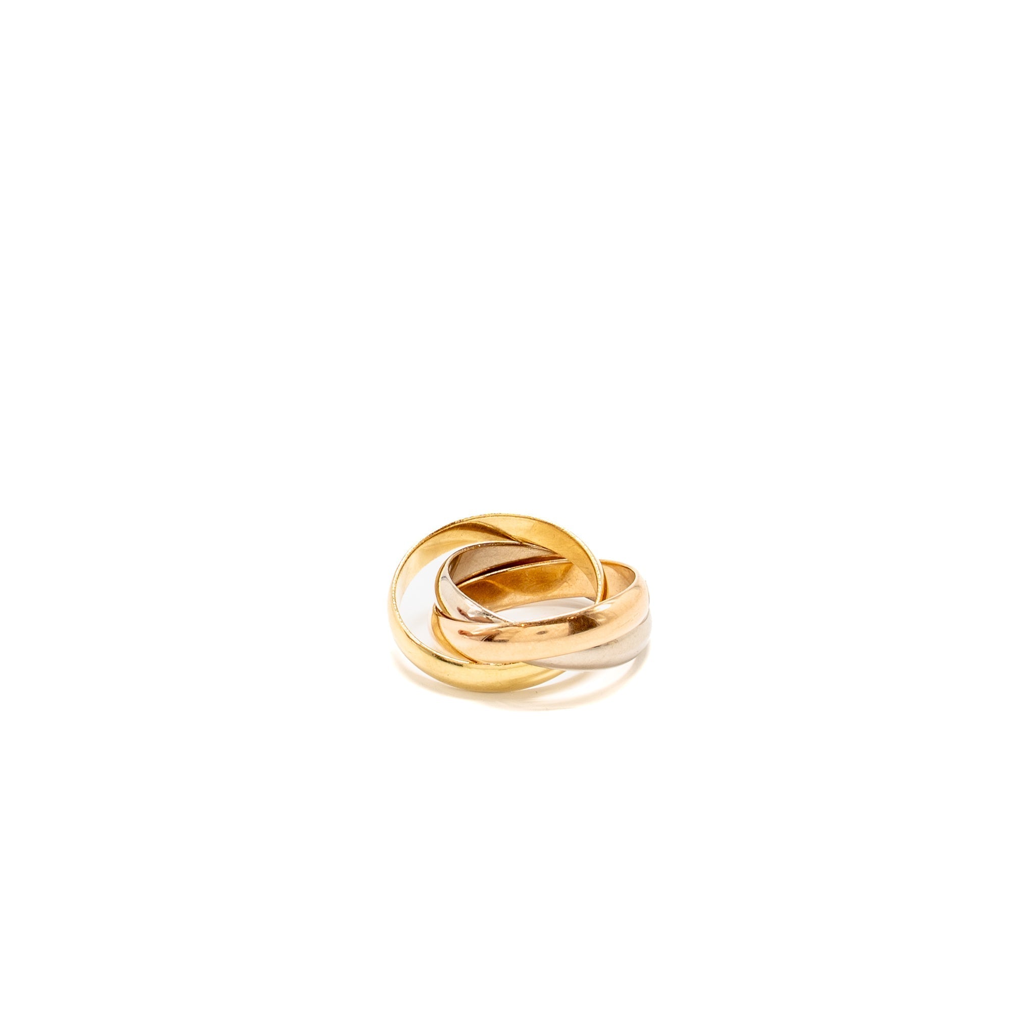 CARTIER TRINITY RING WHITE GOLD / ROSE GOLD / YELLOW GOLDA