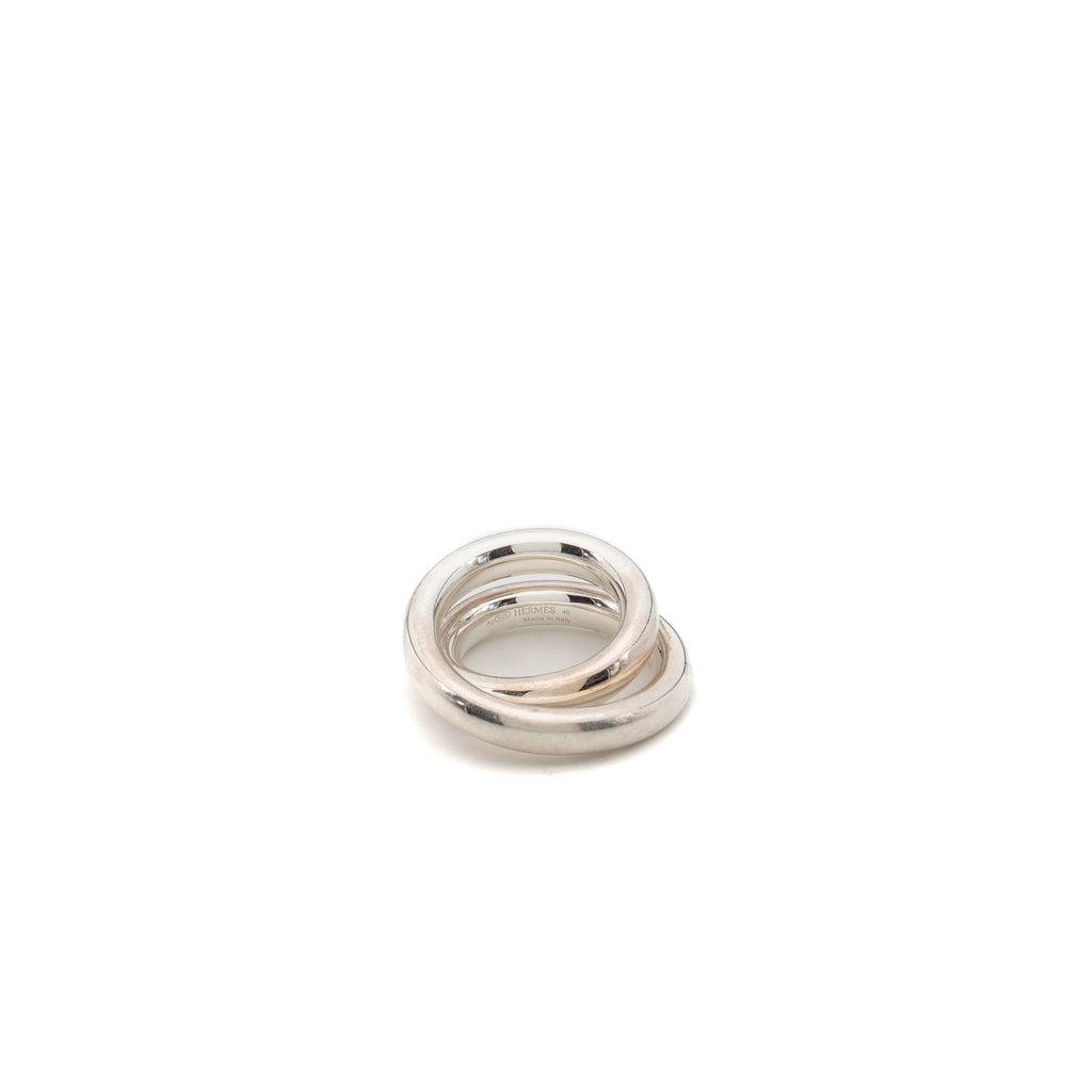 HERMES VERTIGE RING STERLING SILVER
