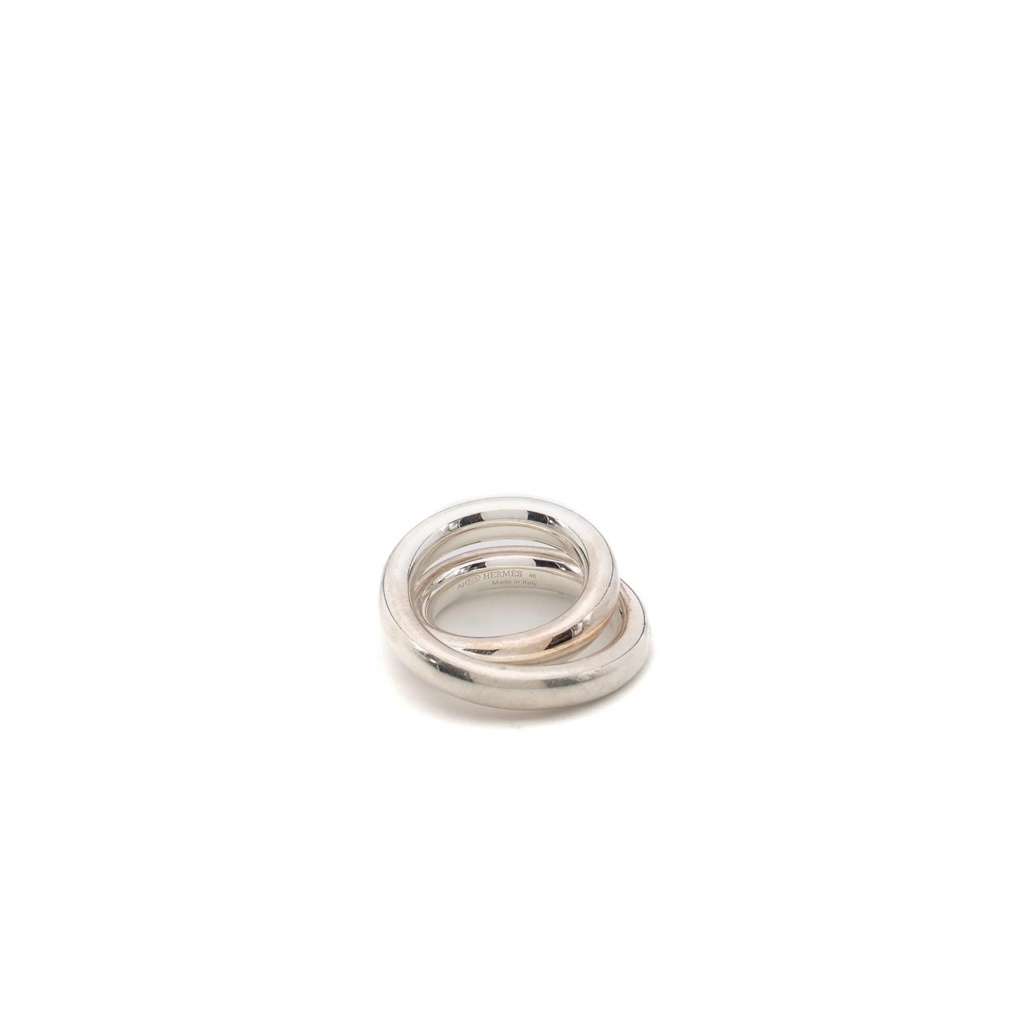 HERMES VERTIGE RING STERLING SILVER