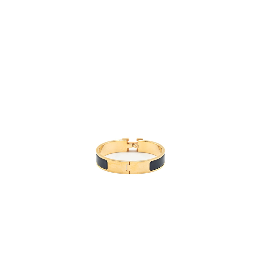 HERMES CLIC H BRACELET DARK BLUE RGHW
