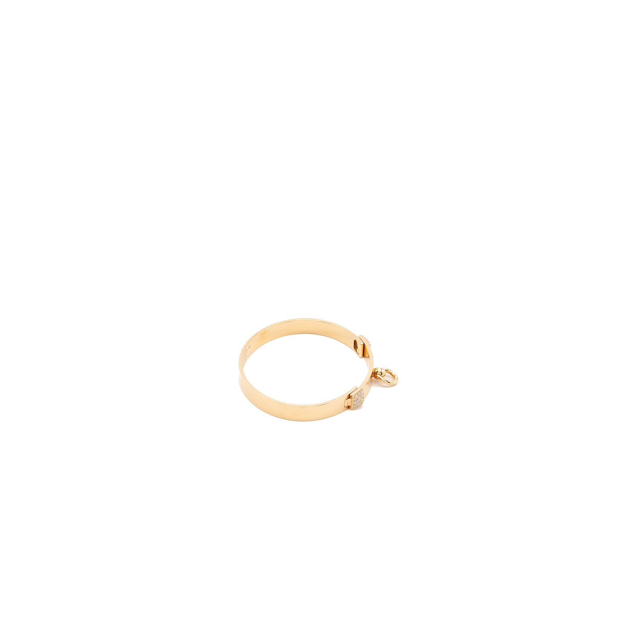 HERMES COLLIER DE CHIEN BRACELET ROSE GOLD, DIAMONDS