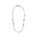 HERMES 160CM FARANDOLE LONG NECKLACE STERLING SILVER