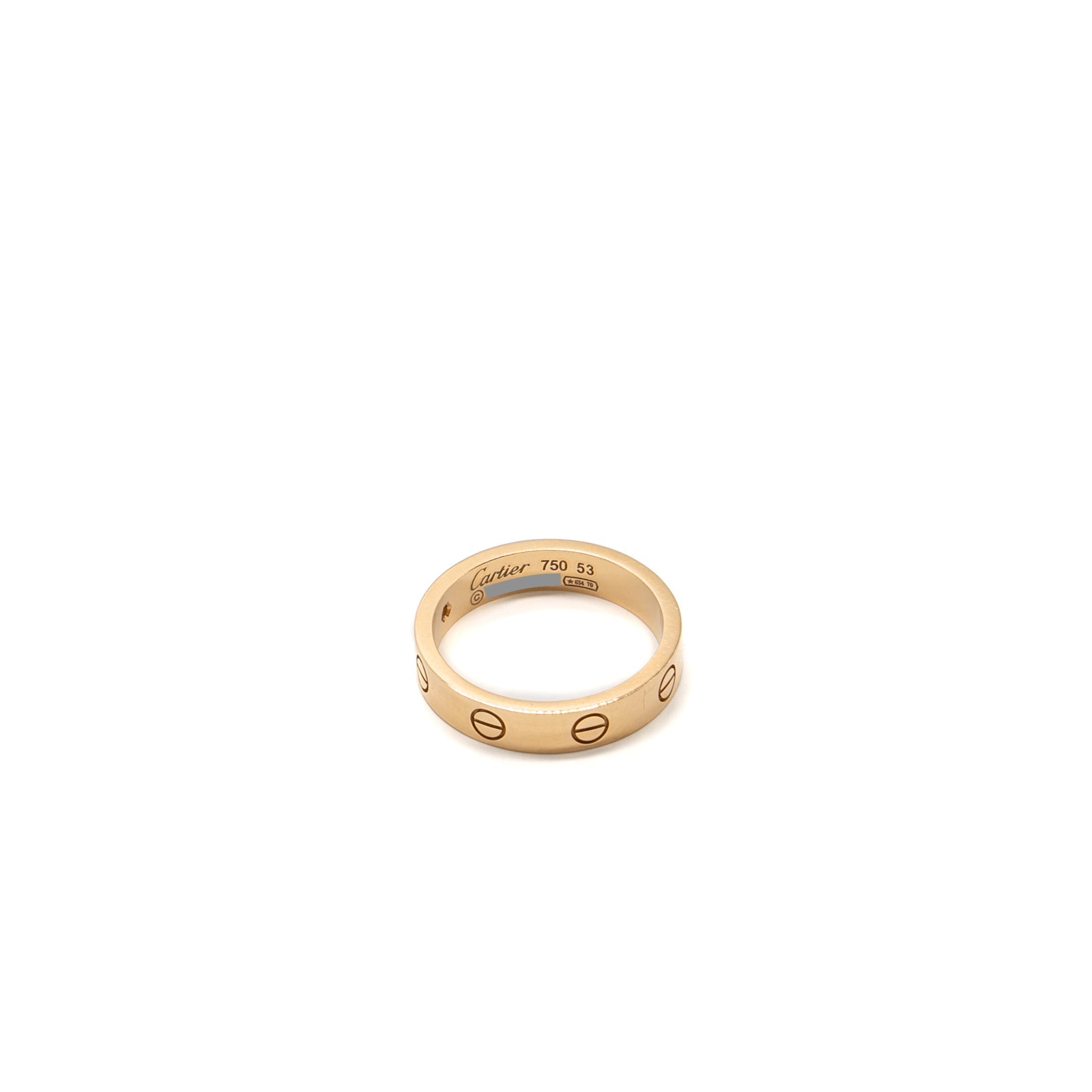CARTIER LOVE RING ROSE GOLD WITH DIAMOND