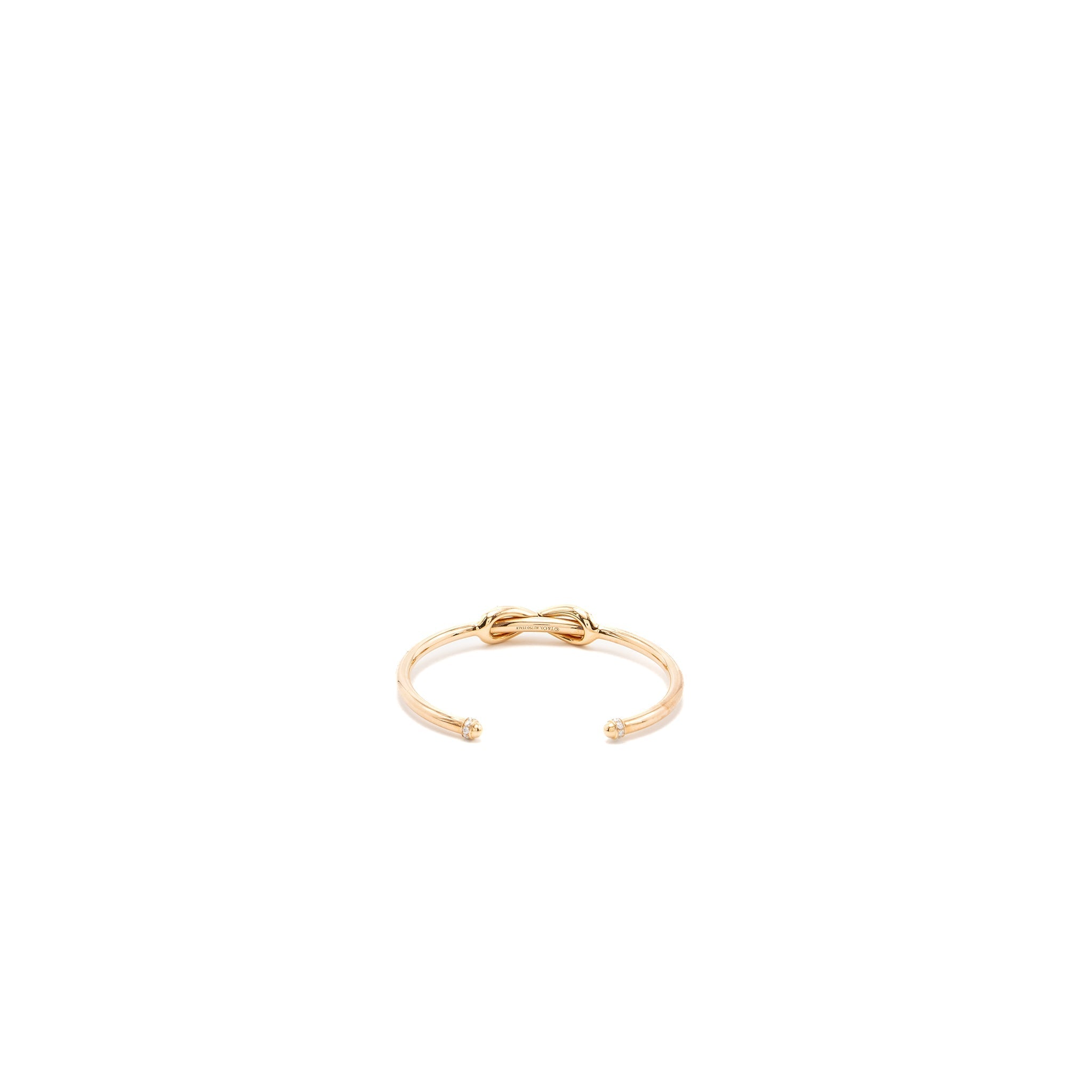 TIFFANY INFINITY CUFF ROSE GOLD, DIAMONDS