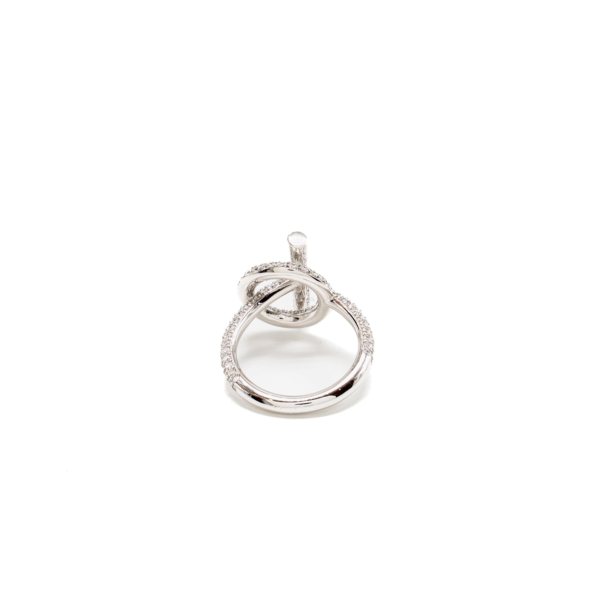 HERMES ECHAPPEE HERMES RING WHITE GOLD DIAMONDS