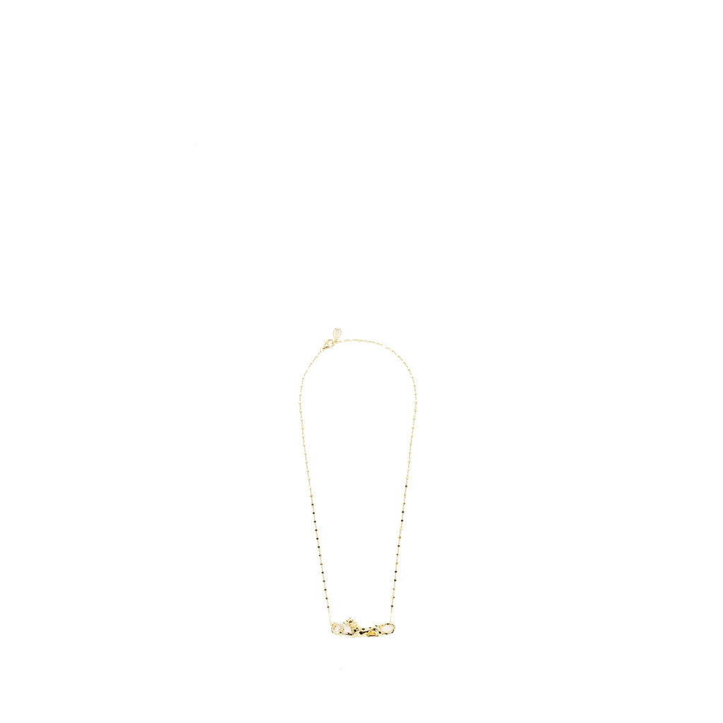 CARTIER PANTHERE DE CARTIER NECKLACE TSAVORITE GARNETS YELLOW GOLD, DIAMONDS