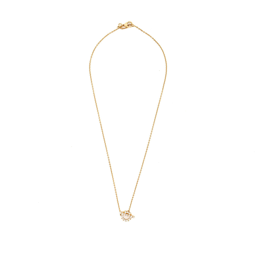 HERMES FINESSE NECKLACE ROSE GOLD DIAMONDS