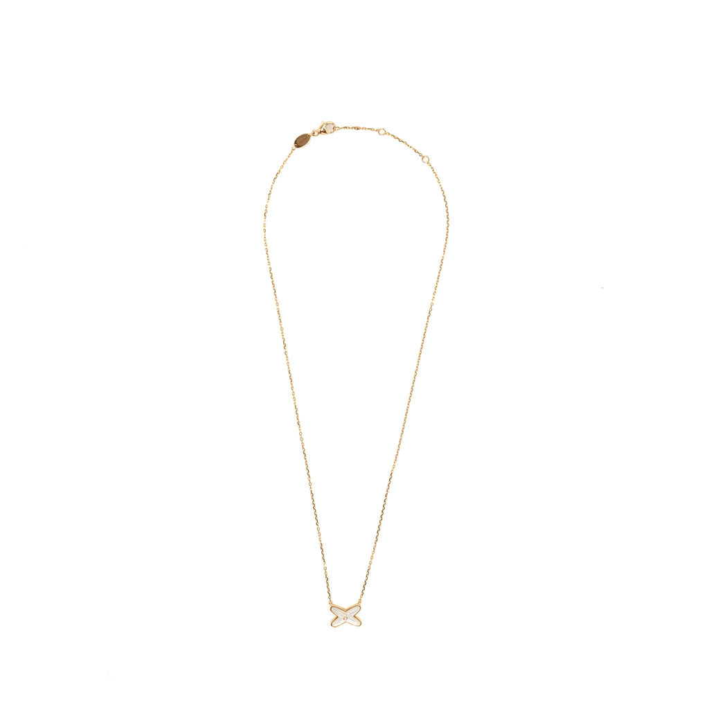 CHAUMET JEUX DE LIENS PENDANT ROSE GOLD / MOTHER OF PEARL / DIAMOND