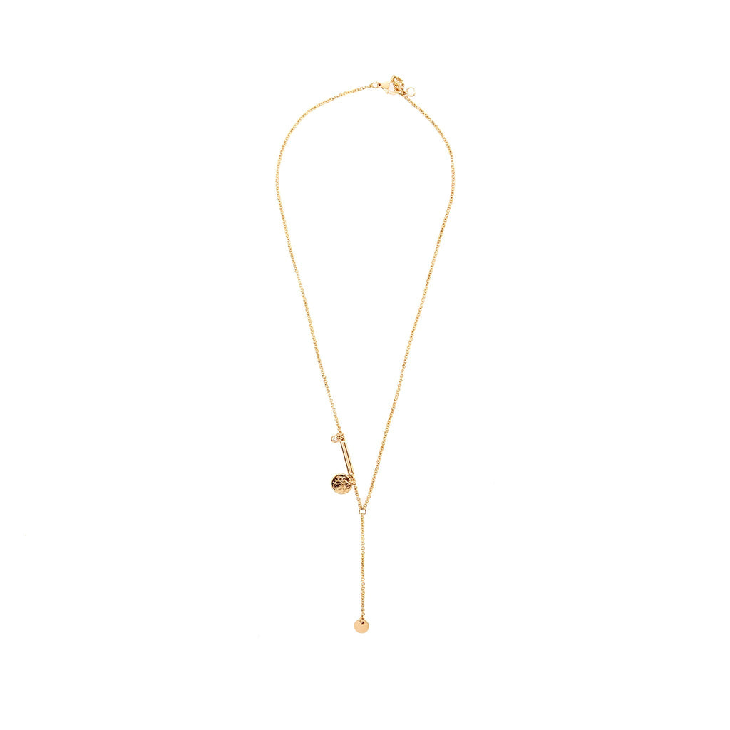 HERMES EX-LIBRIS PENDANT ROSE GOLD/DIAMOND