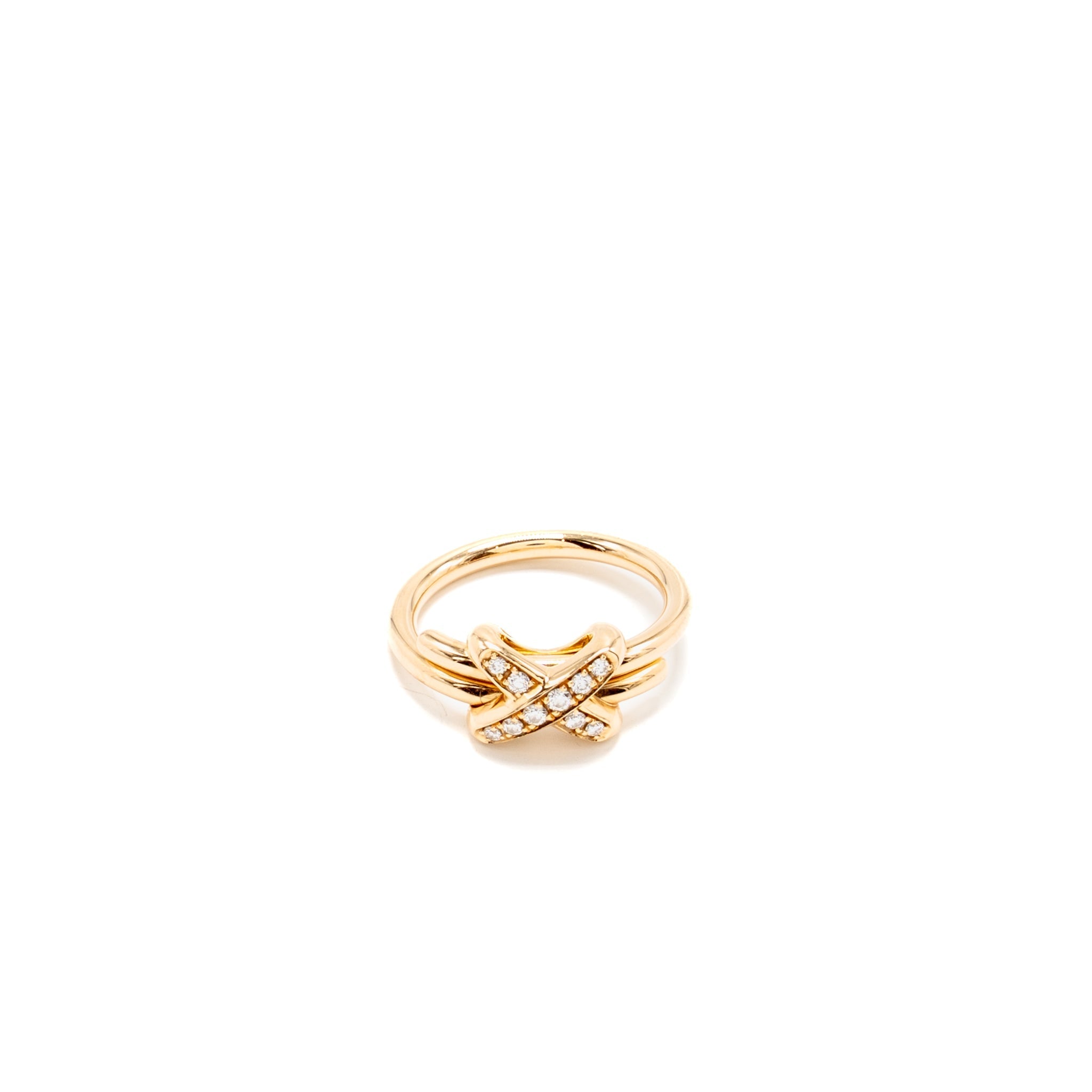 CHAUMET JEUX DE LIENS RING ROSE GOLD, DIAMONDS