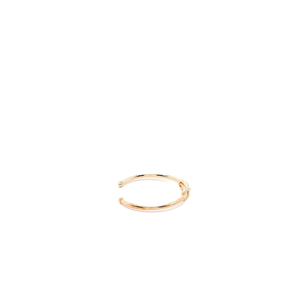 TIFFANY INFINITY CUFF ROSE GOLD, DIAMONDS