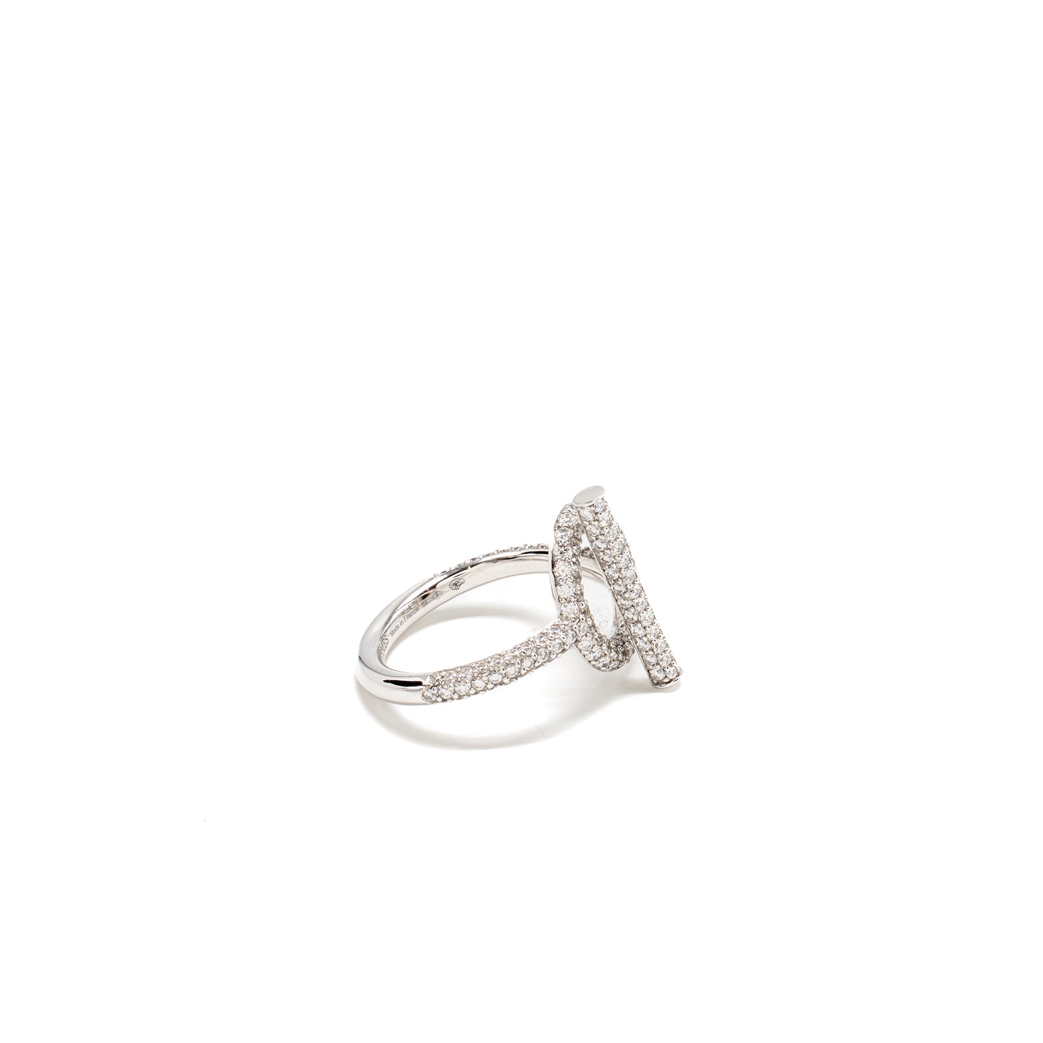 HERMES ECHAPPEE HERMES RING WHITE GOLD DIAMONDS