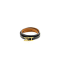 HERMES HAPI 3 BRACELET BLACK GHW