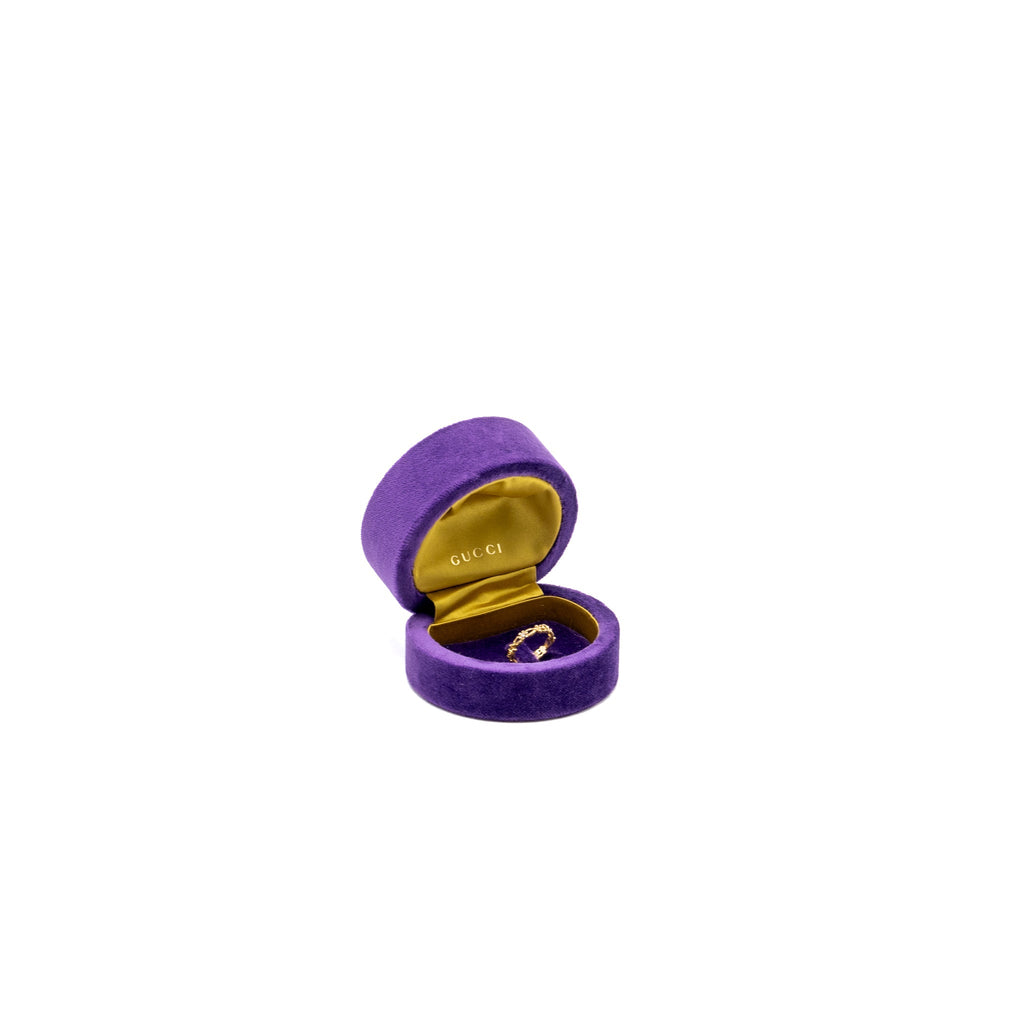 GUCCI FLORA RING 18K YELLOW GOLD/DIAMONDS