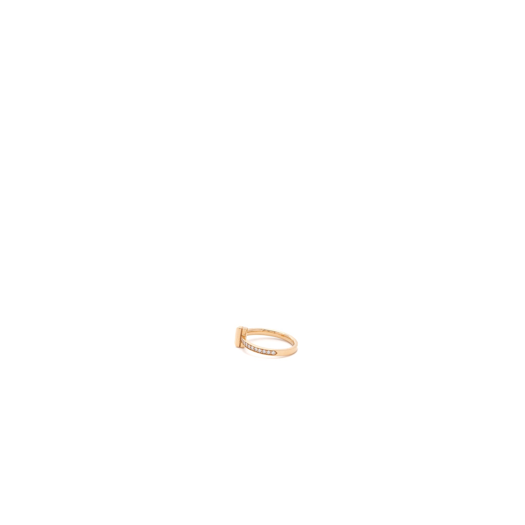 TIFFANY T T1 RING ROSE GOLD DIAMONDS