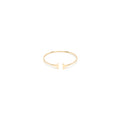 TIFFANY T NARROW WIRE BRACELET 18K ROSE GOLD