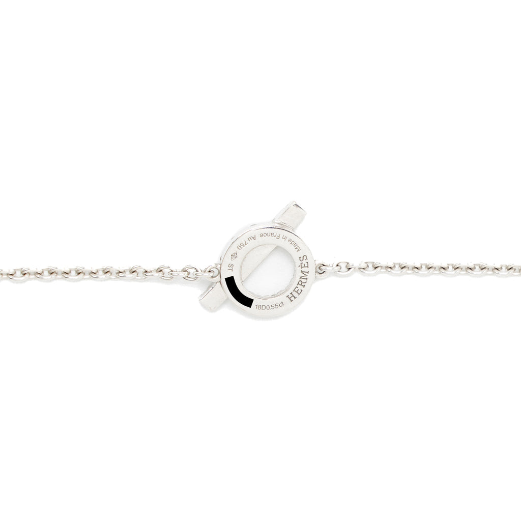 HERMES FINESSE BRACELET WHITE GOLD / DIAMONDS