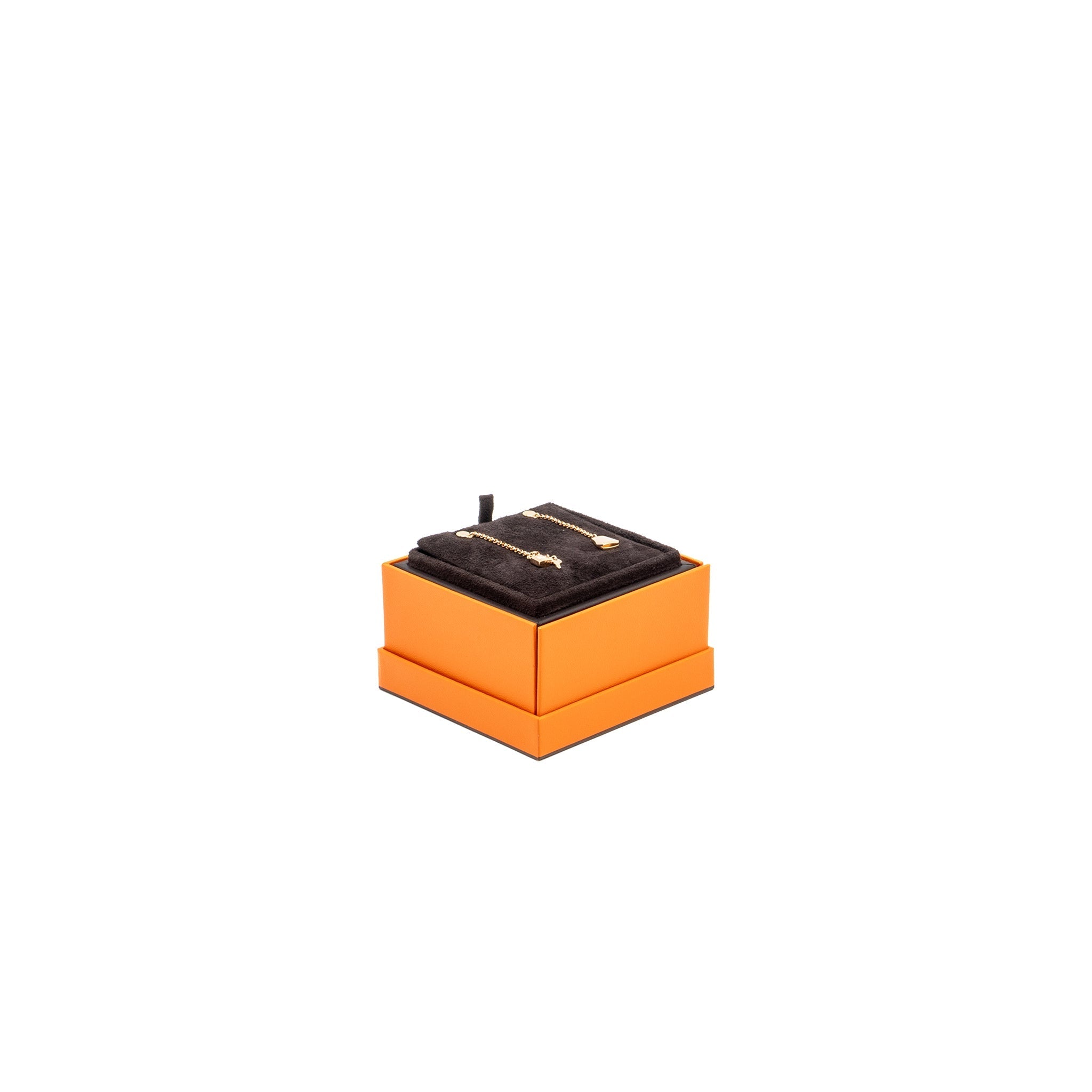HERMES KELLY CLOCHETTE EARRINGS ROSE GOLD