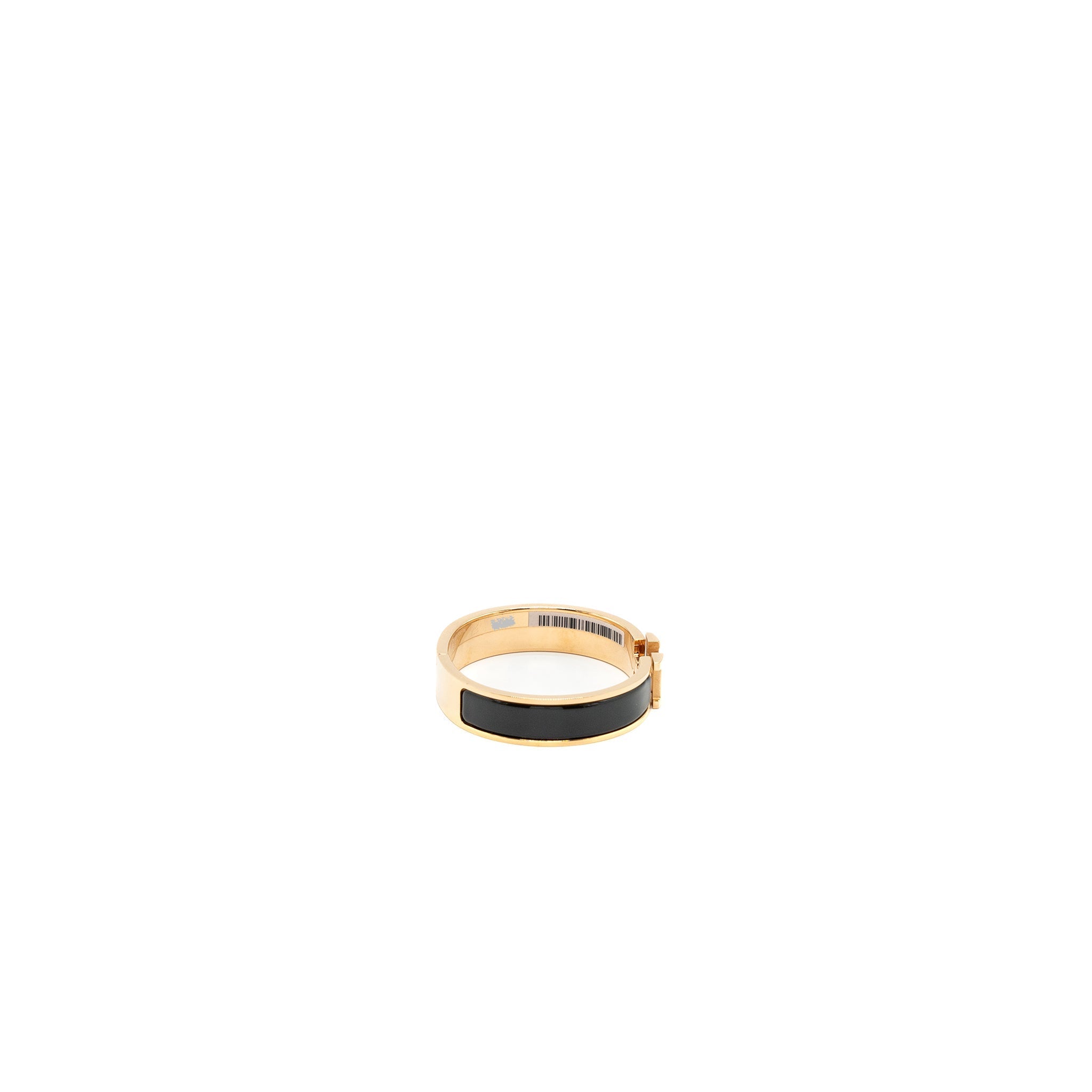 HERMES CLIC H BRACELET BLACK RGHW