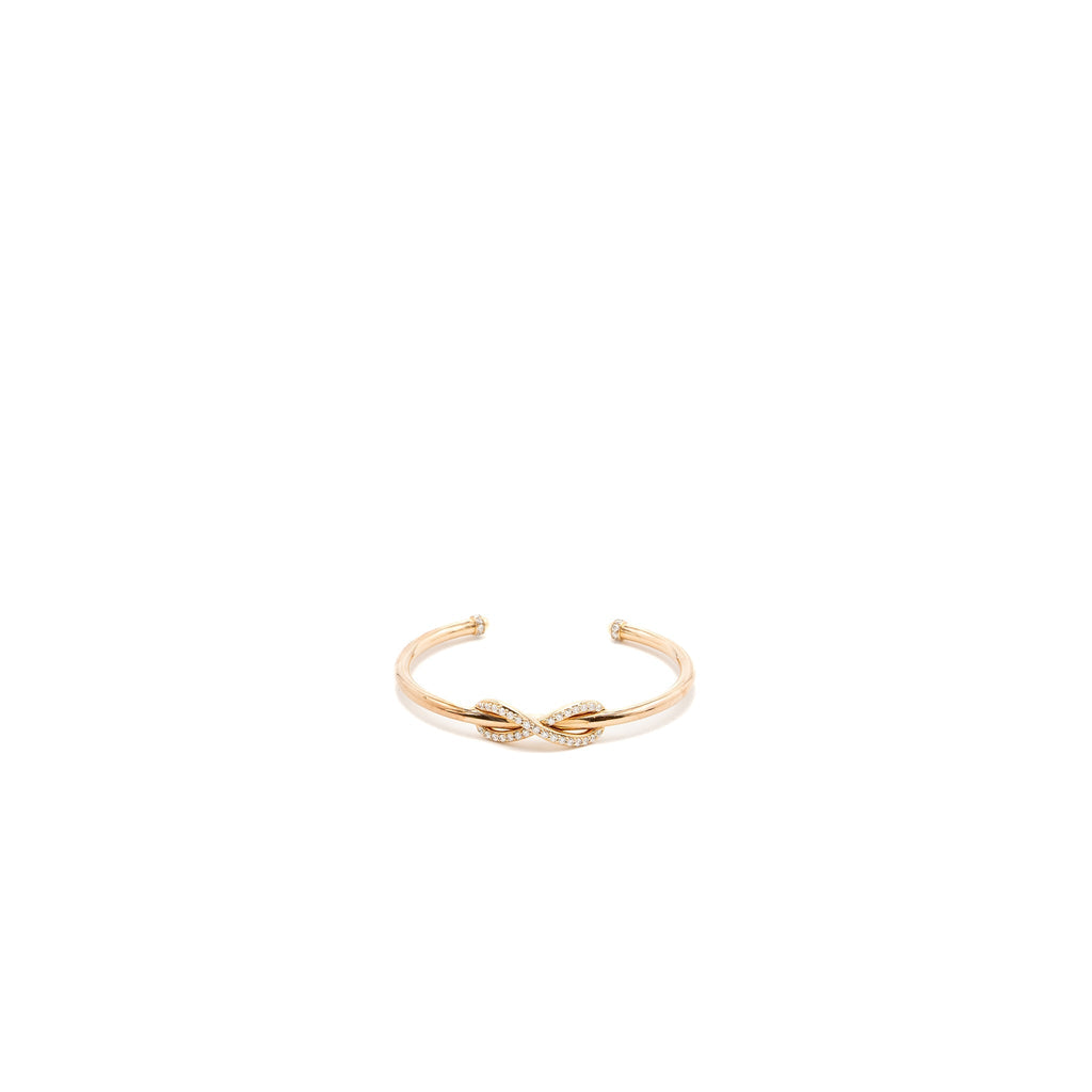TIFFANY INFINITY CUFF ROSE GOLD, DIAMONDS