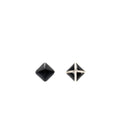 HERMES MEDOR GAINE EARRINGS BLACK SHW