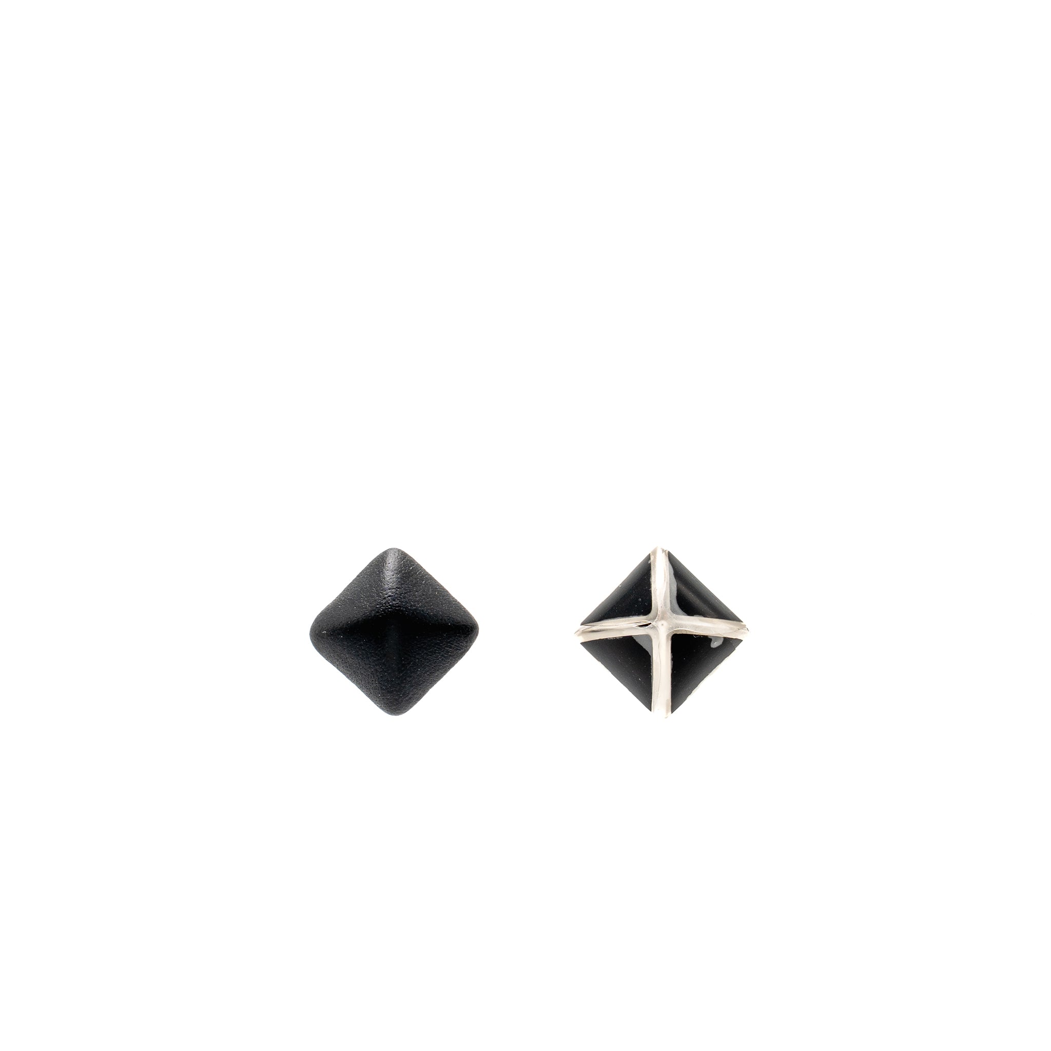 HERMES MEDOR GAINE EARRINGS BLACK SHW