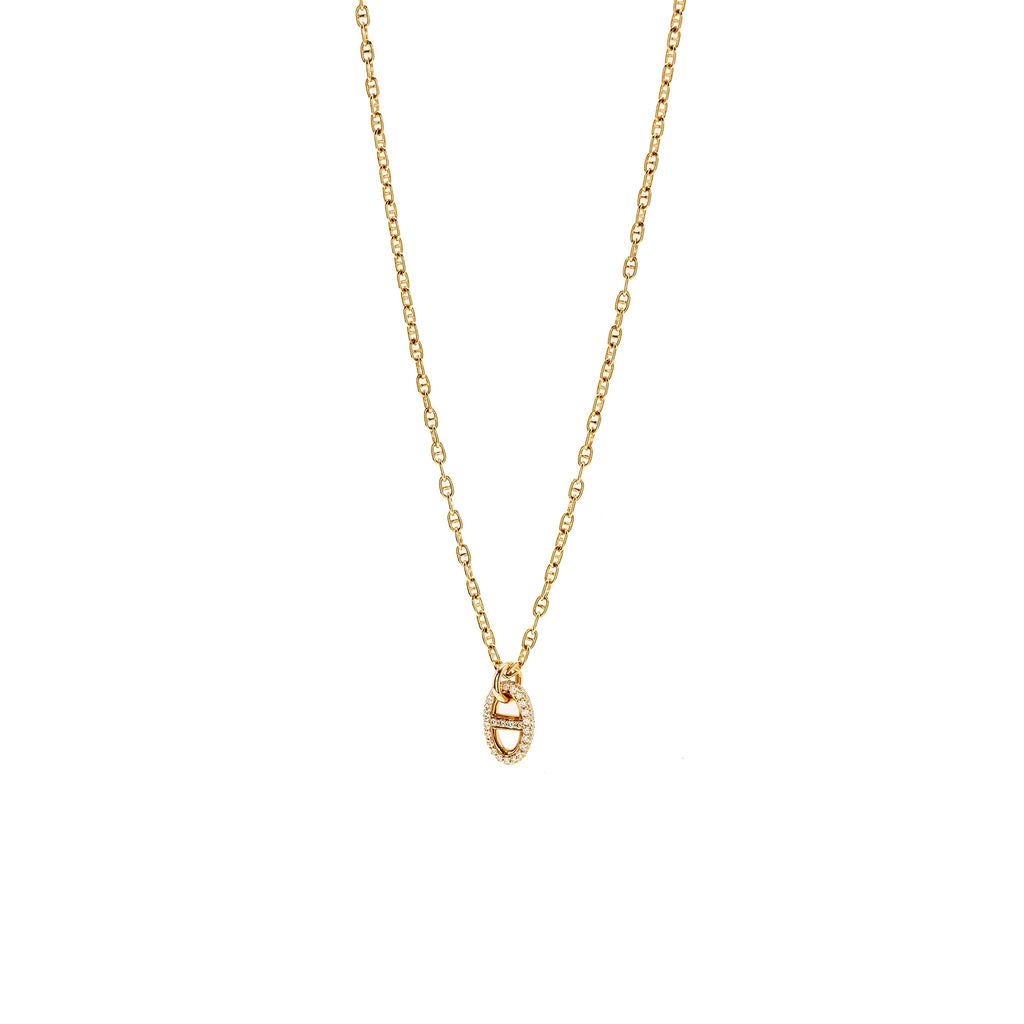 HERMES FARANDOLE PENDANT ROSE GOLD,DIAMONDS
