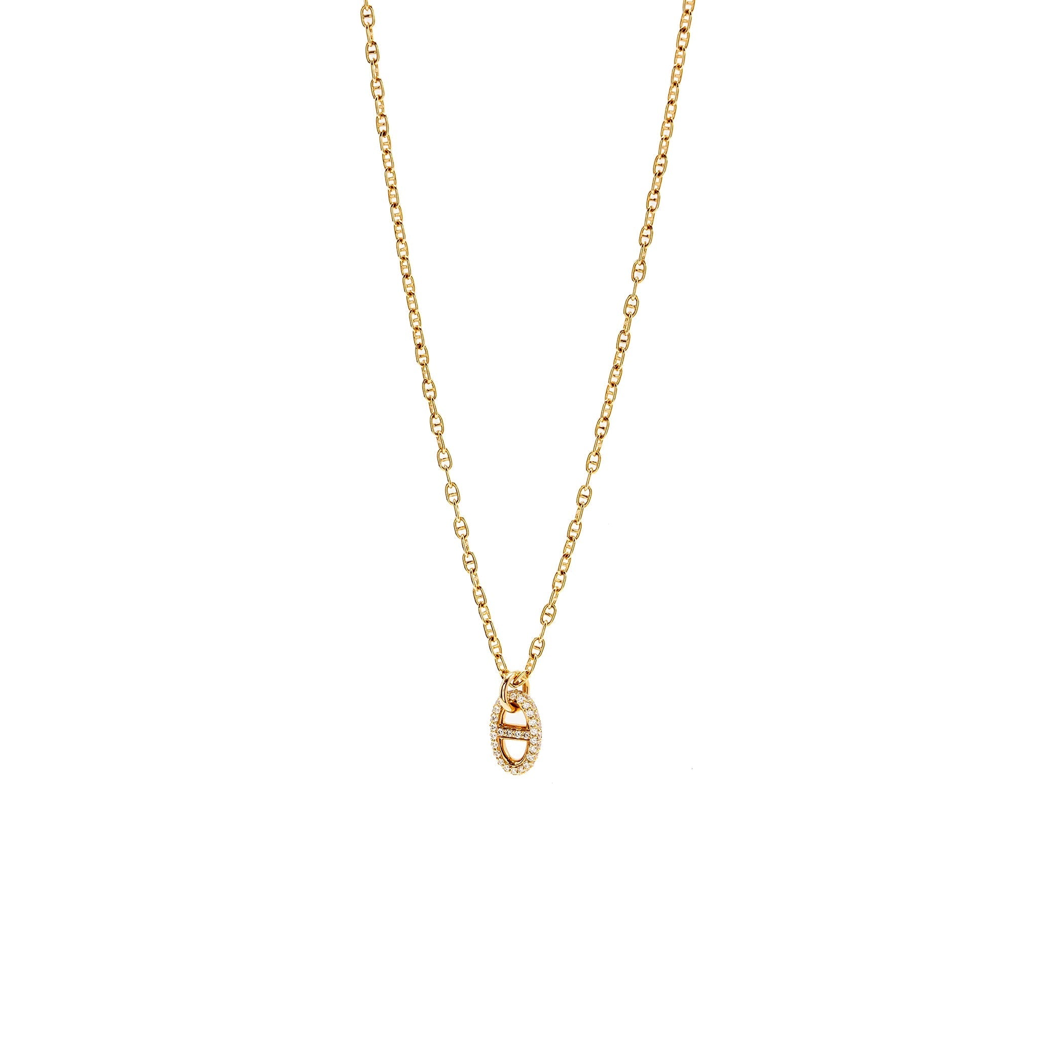 HERMES FARANDOLE PENDANT ROSE GOLD,DIAMONDS