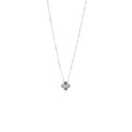 VAN CLEEF & ARPELS VINTAGE ALHAMBRA PENDANT WHITE GOLD GUILLOCHE