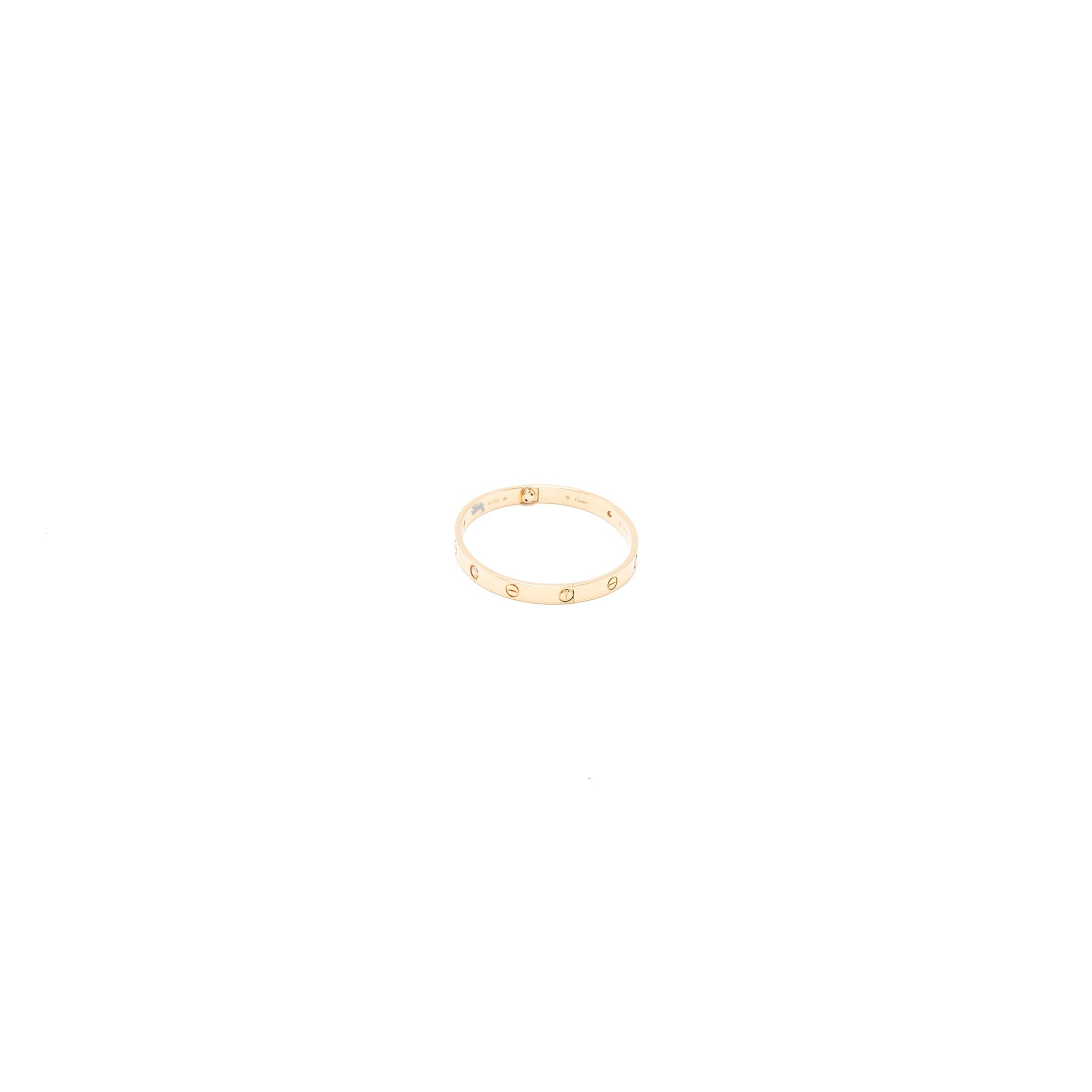 CARTIER LOVE BRACELET ROSE GOLD, 4 DIAMONDS