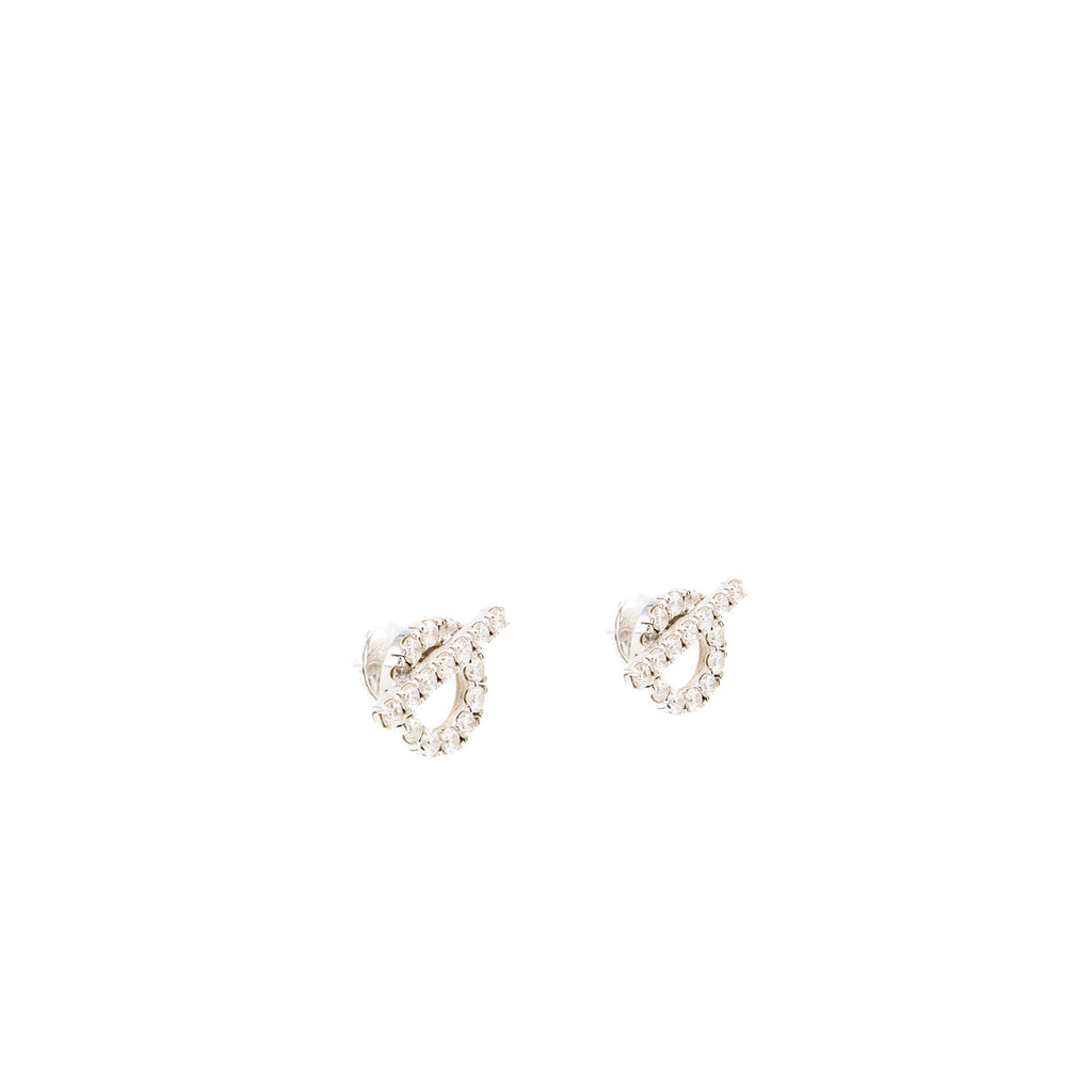 HERMES FINESSE EARRINGS WHITE GOLD / DIAMONDS