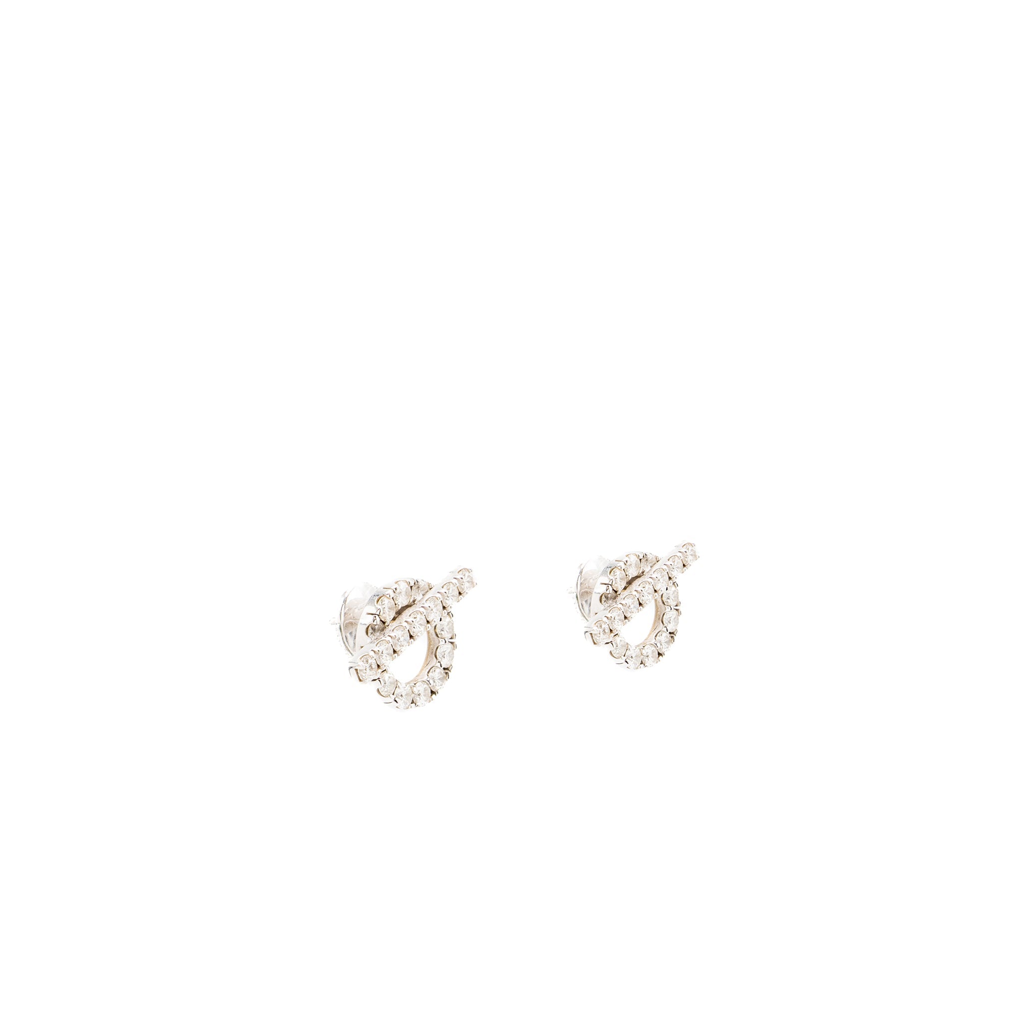 HERMES FINESSE EARRINGS WHITE GOLD / DIAMONDS