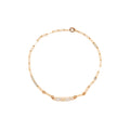 HERMES KELLY CHAINE DOUBLE BRACELET ROSE GOLD,DIAMONDS