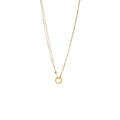 CARTIER LOVE NECKLACE YELLOW GOLD, 2 DIAMONDS