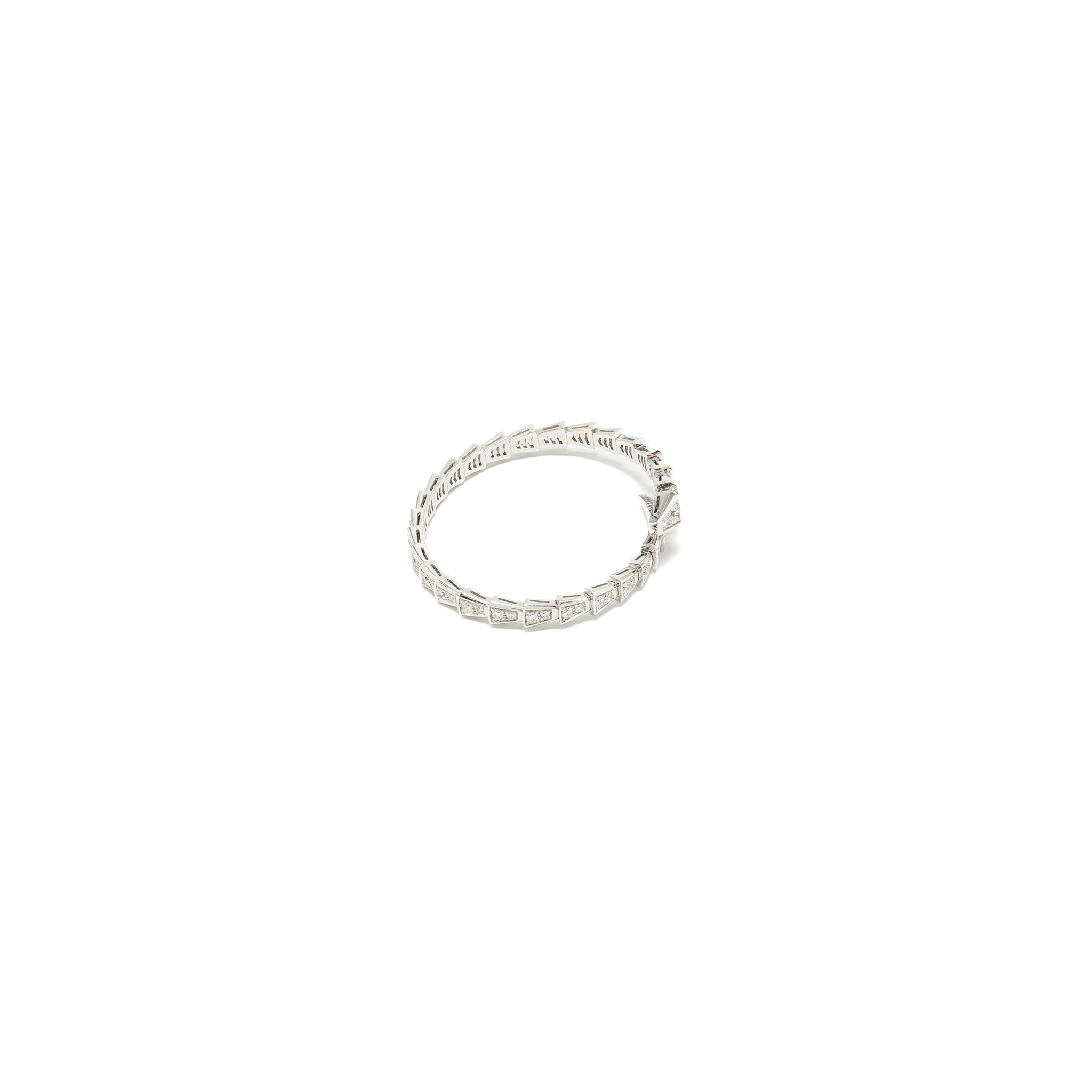 BVLGARI SERPENTI VIPER BRACELET WHITE GOLD, DIAMONDS