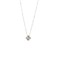 VAN CLEEF AND ARPELS VINTAGE ALHAMBRA NECKLACE 18K WHITE GOLD