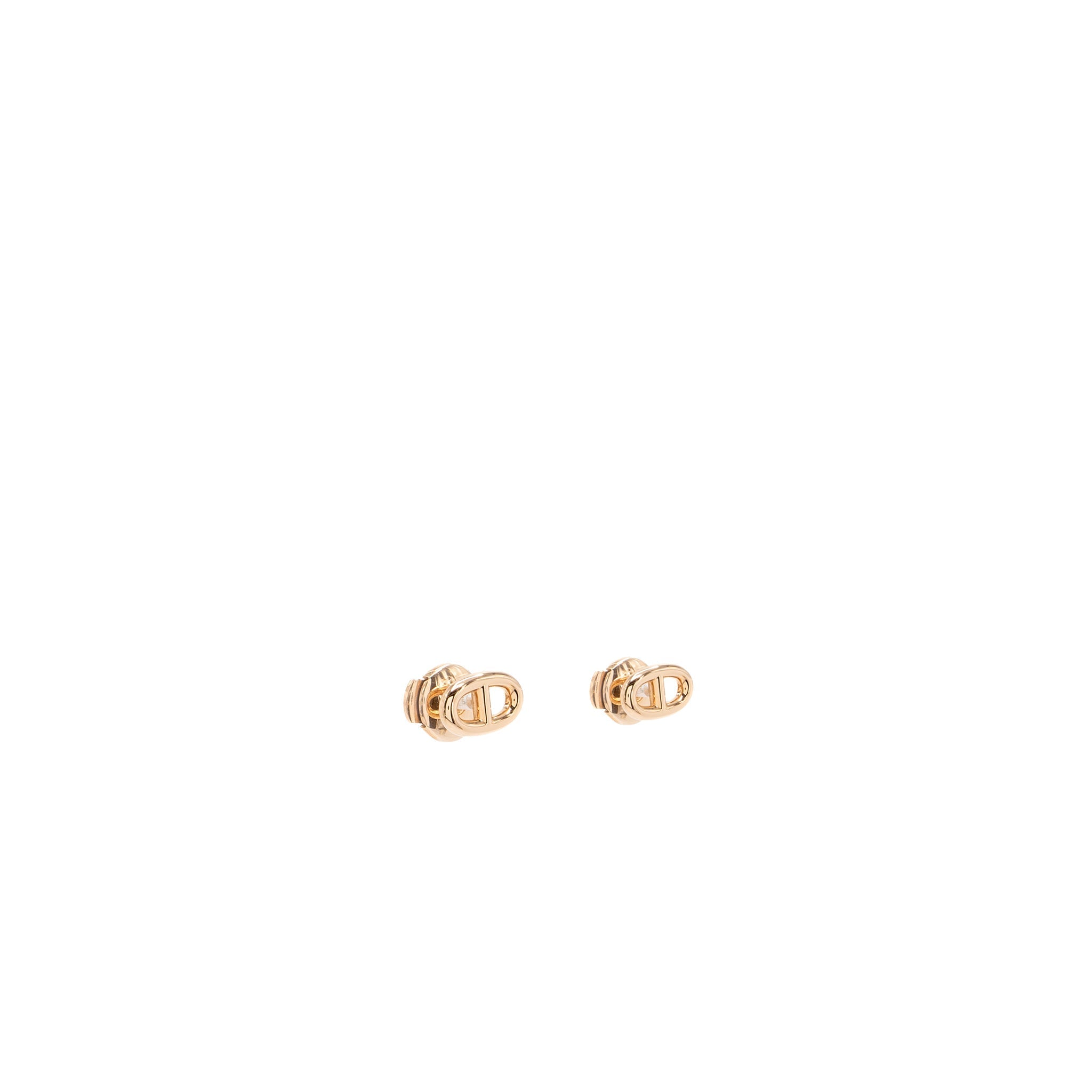 HERMES FARANDOLE EARRINGS ROSE GOLD