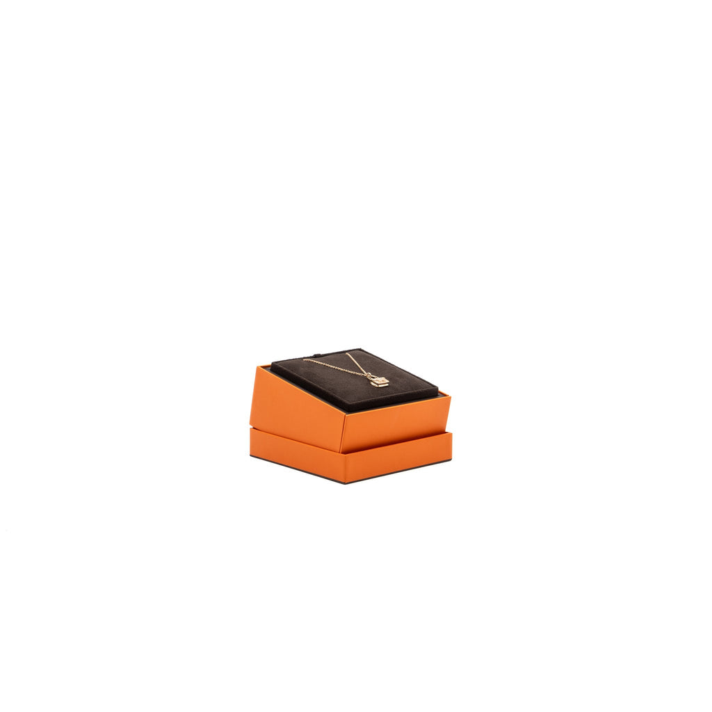 HERMES AMULETTE CONSTANCE PENDANT ROSE GOLD / DIAMONDS