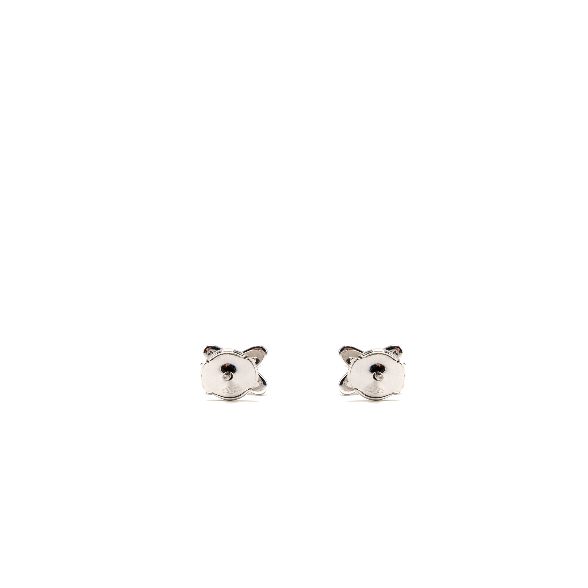 CHAUMET JEUX DE LIENS STUD EARRINGS WHITE GOLD / DIAMONDS (SELL IN SET)