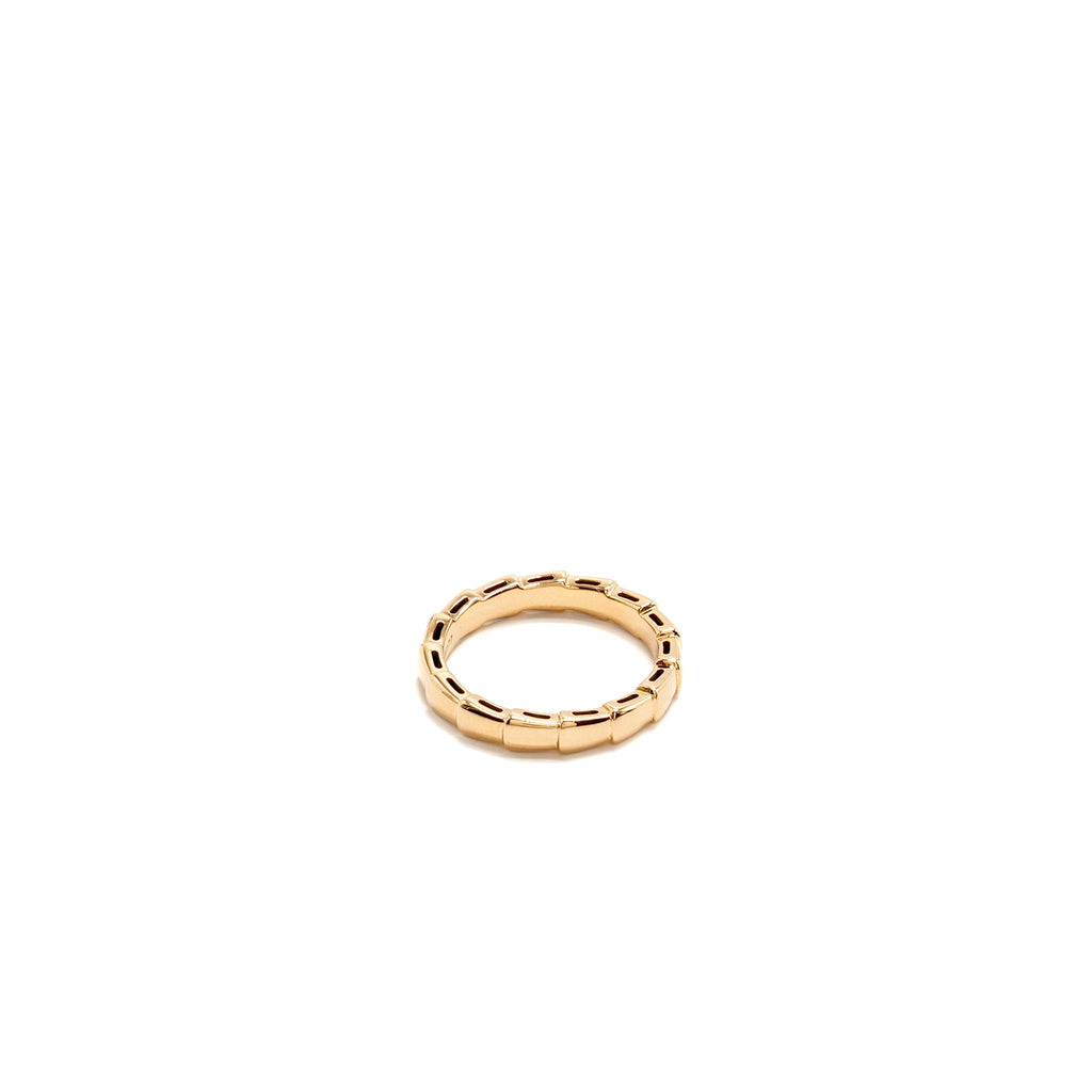 BVLGARI SERPENTI VIPER RING PINK GOLD