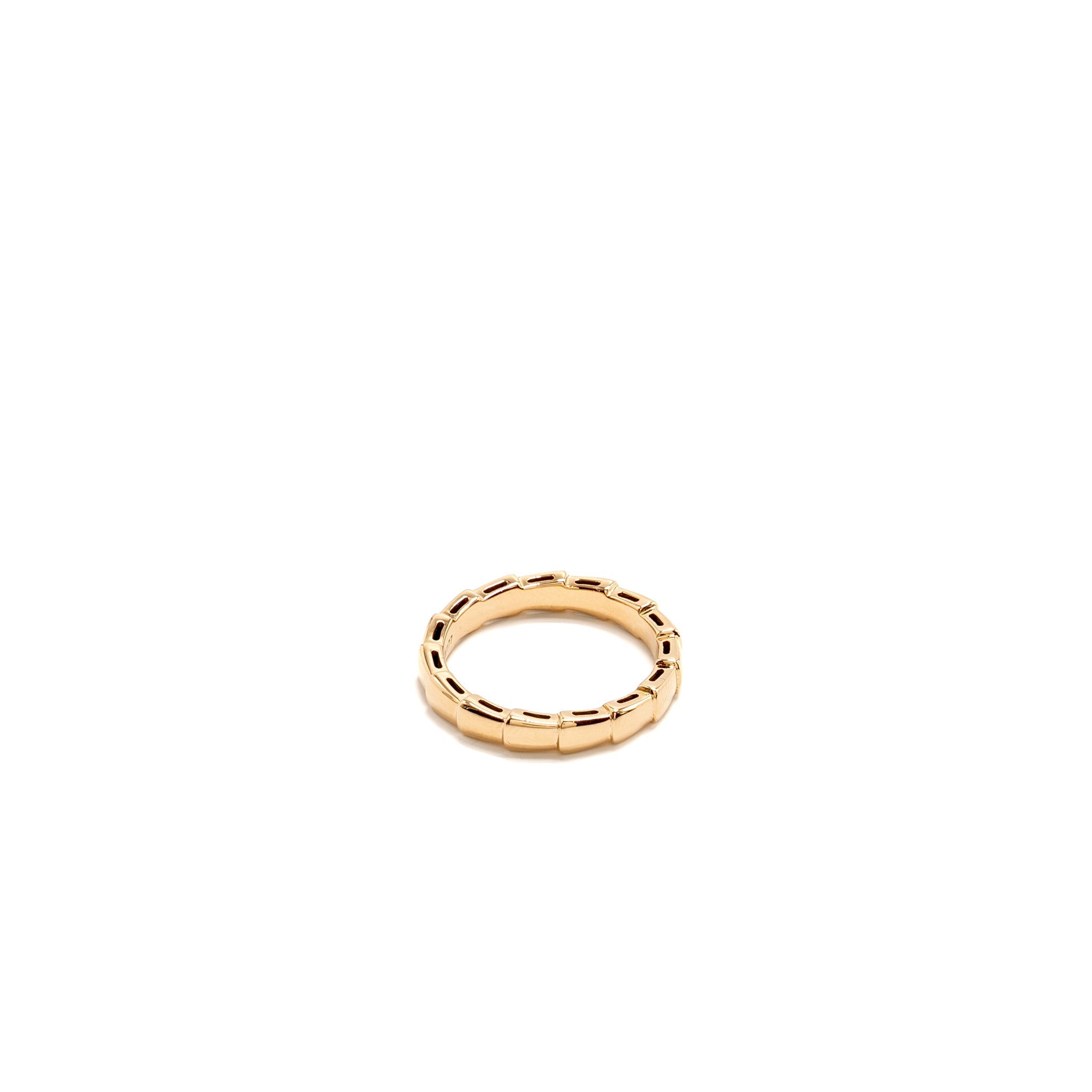 BVLGARI SERPENTI VIPER RING PINK GOLD