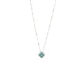 VAN CLEEF AND ARPELS 2022 HOLIDAY CHRISTMAS LIMITED VINTAGE ALHAMBRA PENDANT WHITE GOLD, DIAMOND