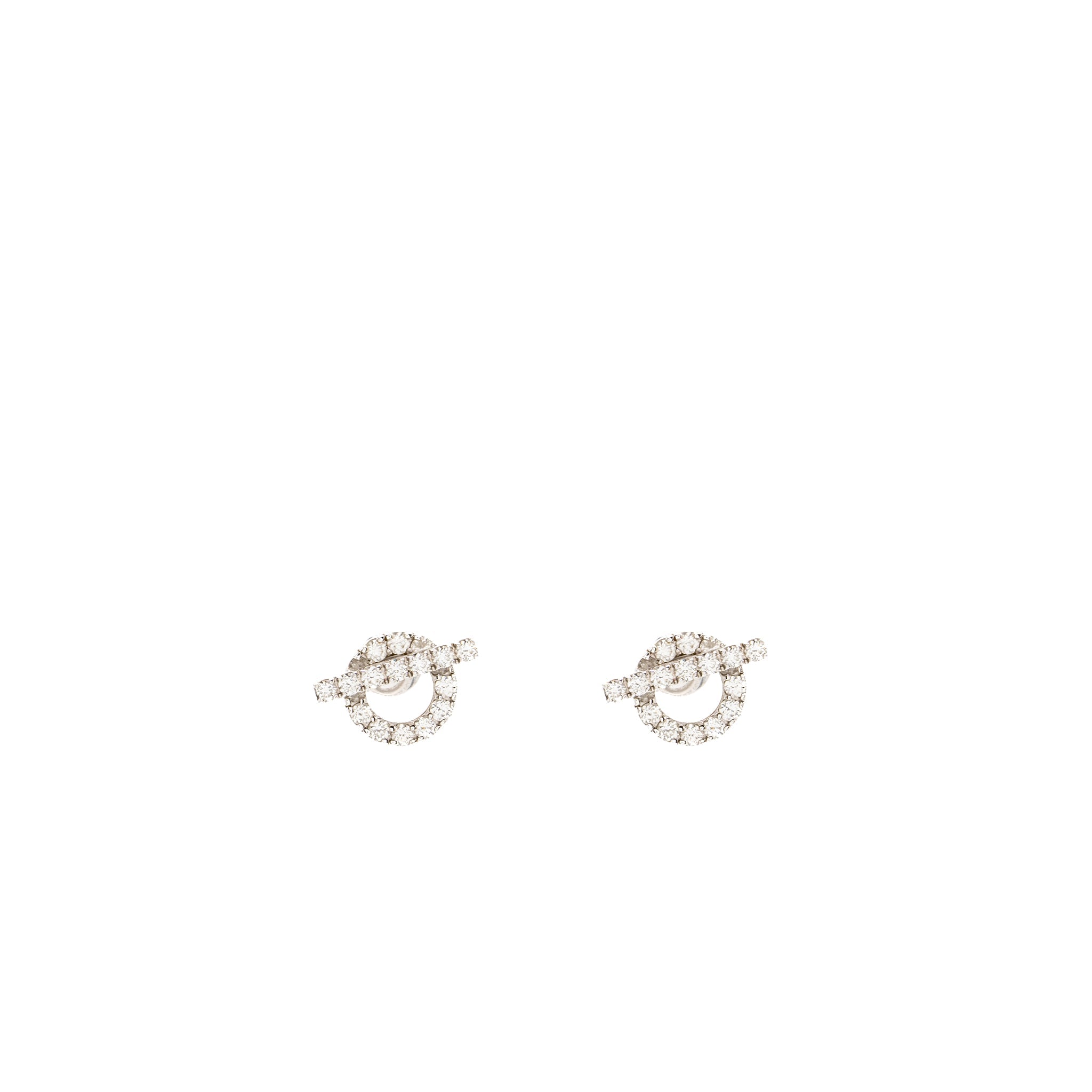 HERMES FINESSE EARRINGS WHITE GOLD / DIAMONDS