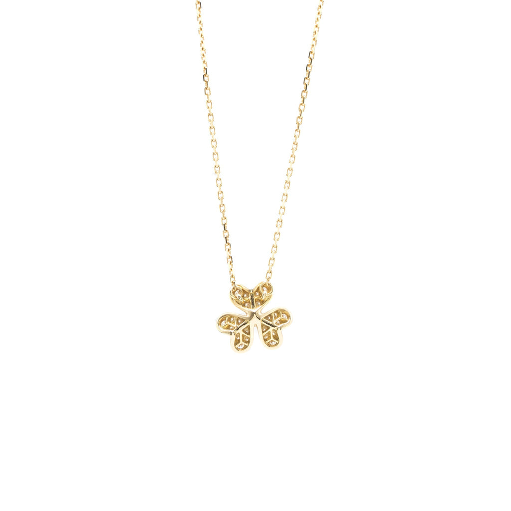 VAN CLEEF & ARPELS FRIVOLE PENDANT YELLOW GOLD DIAMONDS