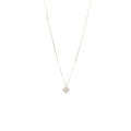 VAN CLEEF & ARPELS SWEET ALHAMBRA PENDANT 18K WHITE GOLD/DIAMONDS