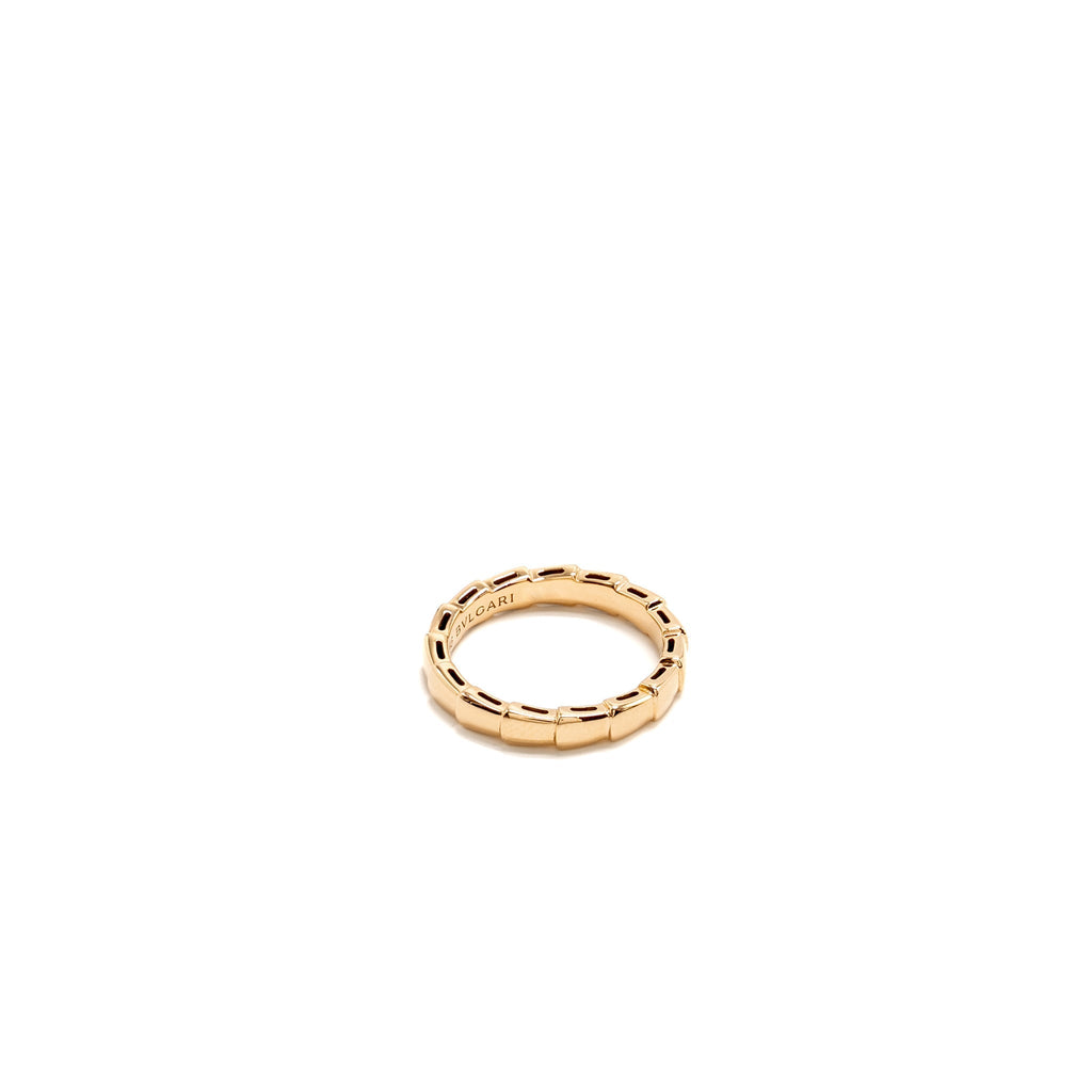 BVLGARI SERPENTI VIPER RING PINK GOLD
