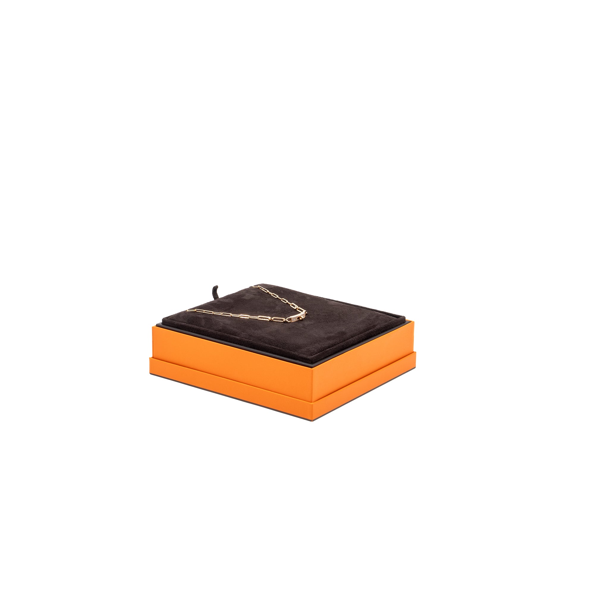 HERMES KELLY CHAIN CHOCKER/DOUBLE BRACELET ROSE GOLD, DIAMONDS