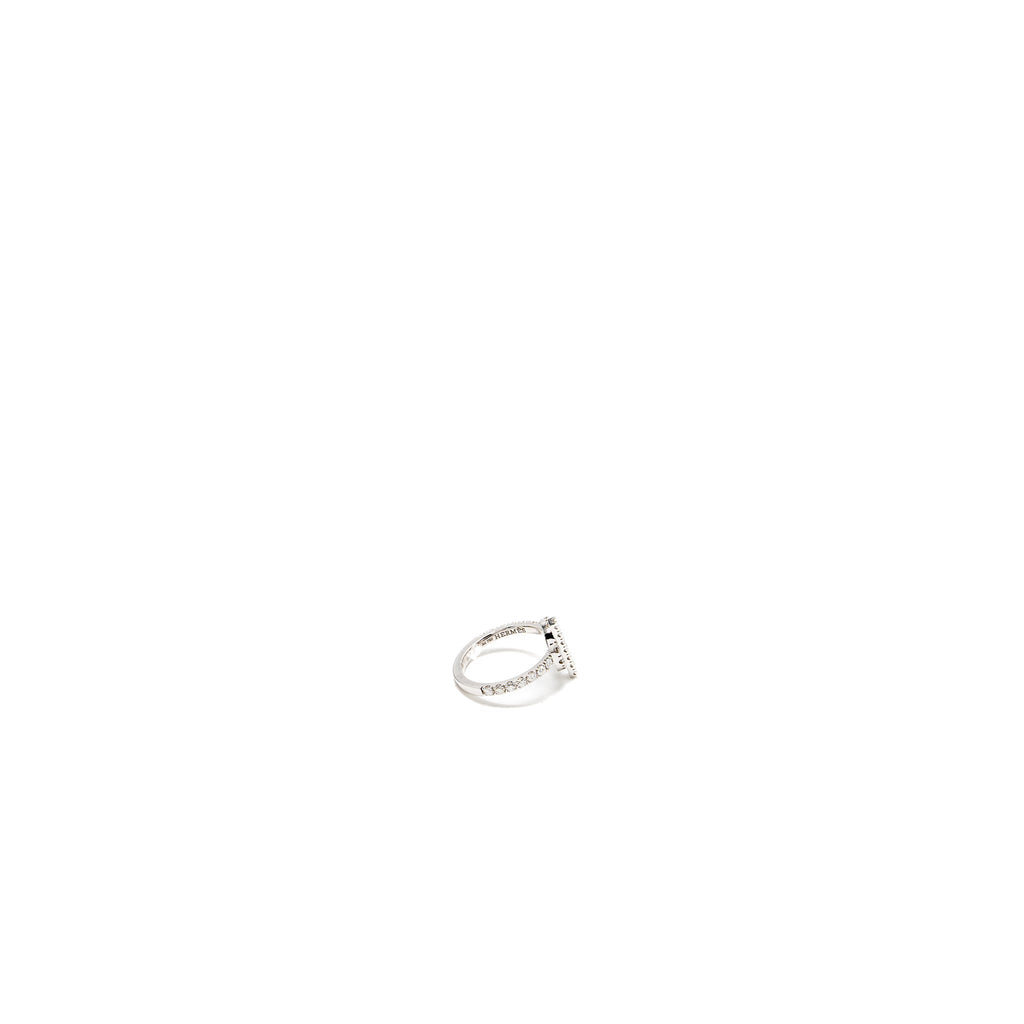 HERMES FINESSE RING WHITE GOLD/DIAMONDS