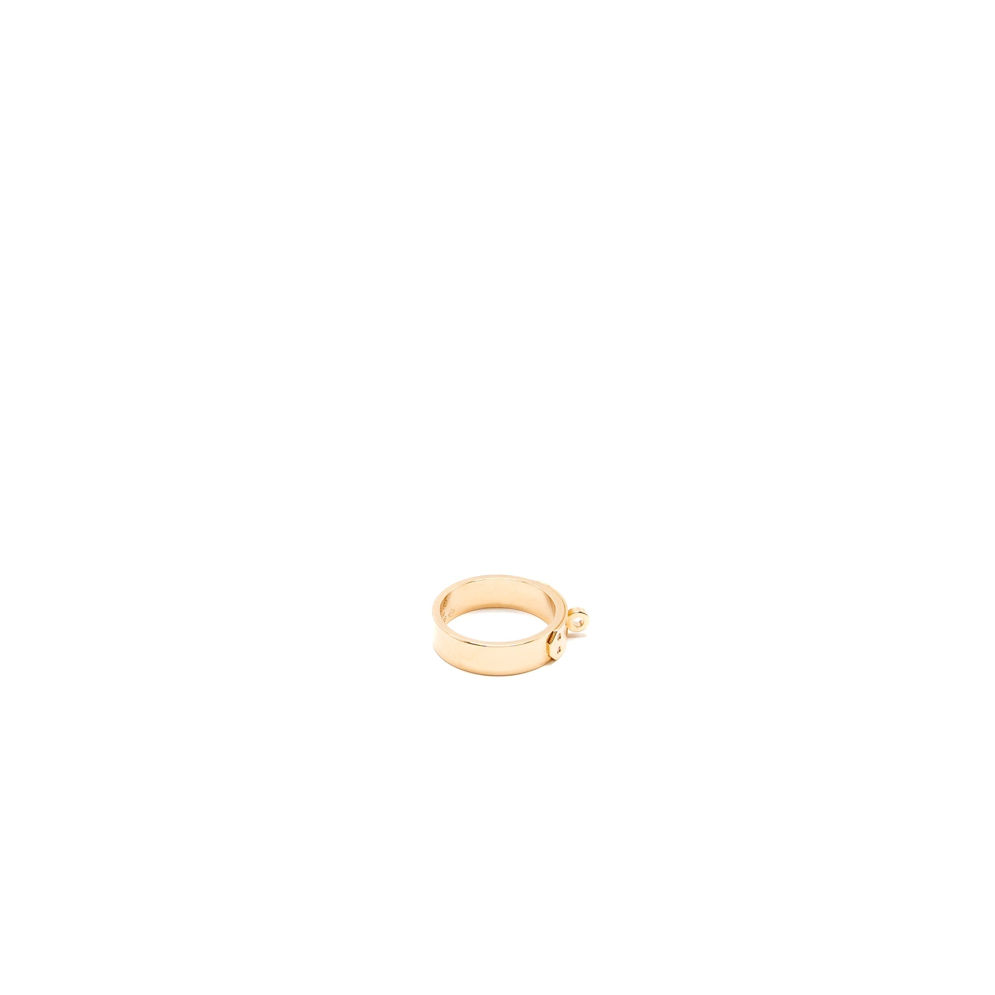 HERMES KELLY RING ROSE GOLD, 4 DIAMONDS